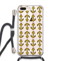 Musketon Anchor: iPhone 8 Plus Transparant Hoesje met koord