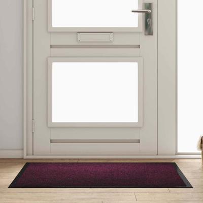 Deurmat Bordeauxrood 80 x 120 cm Teddy Stof