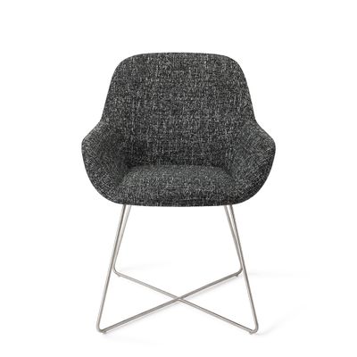 Jesper Home Kushi eetkamerstoel Skyfall cross steel