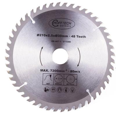 Producten/cirkelzaagblad 210mm 48tds
