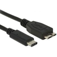 DeLOCK 0.5m USB3.1 C - MicroUSB3.1 B USB-kabel 0,5 m USB 3.2 Gen 2 (3.1 Gen 2) USB C Micro-USB B Zwart - thumbnail