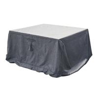 Hesperide Tuinmeubel bescherm hoes Hambo - grijs - polyester - waterafstotend - 185 x 125 x 80 cm