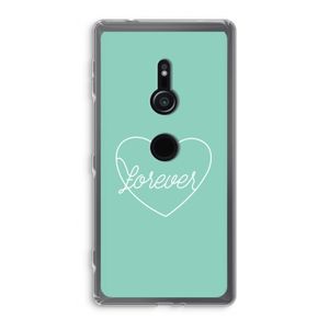 Forever heart pastel: Sony Xperia XZ2 Transparant Hoesje