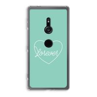 Forever heart pastel: Sony Xperia XZ2 Transparant Hoesje