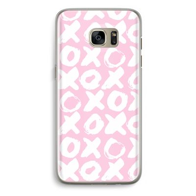 XOXO: Samsung Galaxy S7 Edge Transparant Hoesje