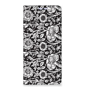 Xiaomi 11T | Xiaomi 11T Pro Smart Cover Black Flowers