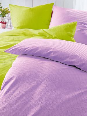 Dekbedovertrek ca. 135x200 cm / sloop ca. 80x80 cm Van Janine paars Dekbedovertrek ca. 135x200 cm / sloop ca. 80x80 cm Van Janine paars