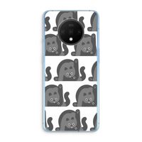 Cats: OnePlus 7T Transparant Hoesje Cats: OnePlus 7T Transparant Hoesje