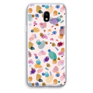 Terrazzo Memphis Pink: Samsung Galaxy J3 (2017) Transparant Hoesje