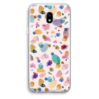 Terrazzo Memphis Pink: Samsung Galaxy J3 (2017) Transparant Hoesje - thumbnail