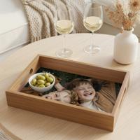 Dienblad bedrukken - Rechthoek - Beige - 23.5 x 37 cm