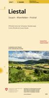 Wandelkaart 214T Liestal | Swisstopo Wandelkaart 214T Liestal | Swisstopo
