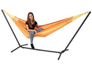 'Easy & Dream' Orange Eénpersoons Hangmatset - 120 kg - Oranje - Colombiaanse - Tropilex
