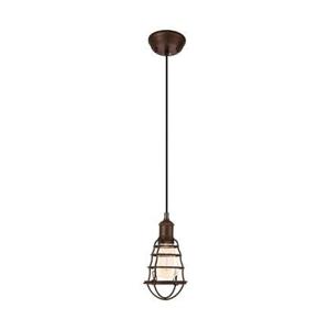 EGLO Vintage Port Seton Hanglamp - 1 Lichts - Ø130mm. - Antiek-Bruin