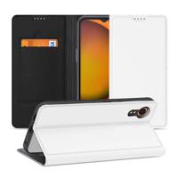 Stand Case Hoesje Samsung Galaxy Xcover 7 Wit met Pashouder - thumbnail