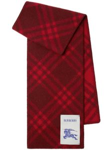 Burberry écharpe en laine à motif Vintage Check - Rouge