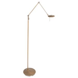 Steinhauer Messing leeslamp Zodiac LED 170cm 2108BR