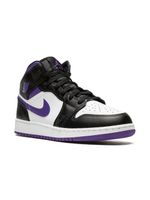 Jordan Kids baskets Air Jordan 1 Mid "Dark Iris" - Noir - thumbnail