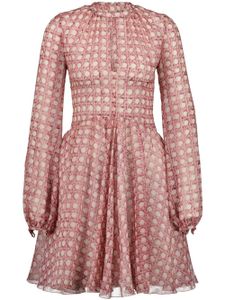 Giambattista Valli robe courte évasée à pois - Rose