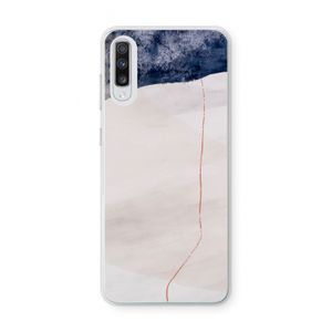 Stone White: Samsung Galaxy A70 Transparant Hoesje