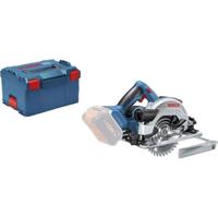 Bosch Professional GKS 18V-57 G Cirkelzaag met 165mm zaagblad, zonder accu, in een Lboxx - 06016A2101