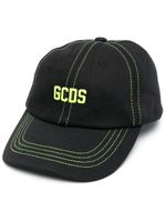 GCDS casquette à logo brodé - Noir - thumbnail