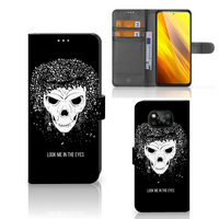 Telefoonhoesje met Naam Xiaomi Poco X3 | Poco X3 Pro Skull Hair - thumbnail