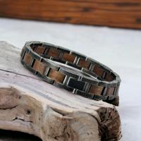 Vintage Woody - Mannelijke authentieke houten armband