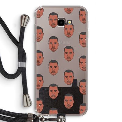 Kanye Call Me?: Samsung Galaxy J4 Plus Transparant Hoesje met koord