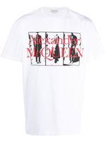Alexander McQueen t-shirt à logo imprimé - Blanc
