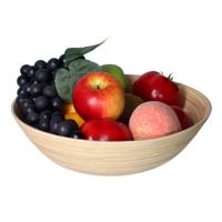 Kesper Fruitschaal - bamboe - 30 cm - serveerschaal - rond - hout