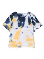 Vilebrequin Kids t-shirt en coton à imprimé tie dye - Bleu