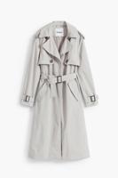 Trenchcoat met geplooide rug - BROWN - M