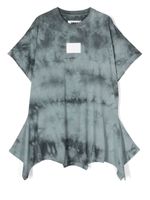 MM6 Maison Margiela Kids robe à imprimé tie-dye - Gris