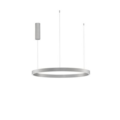 Lyora Design hanglampElowen zilvergrijs Ø 80cm - 9345666