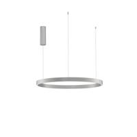 Lyora Design hanglampElowen zilvergrijs Ø 80cm - 9345666