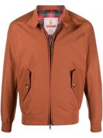 Baracuta veste zippée à col montant - Marron - thumbnail