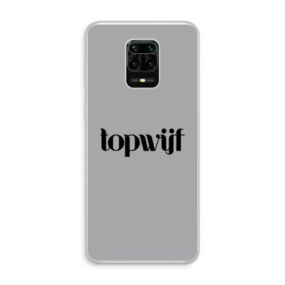 Topwijf Grijs Zwart: Xiaomi Redmi Note 10 Lite Transparant Hoesje