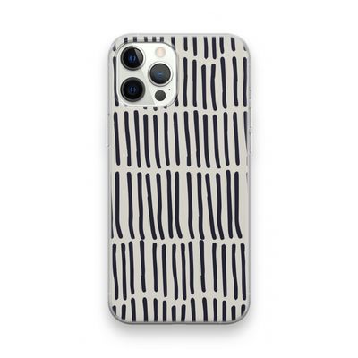 Moroccan stripes: iPhone 12 Pro Transparant Hoesje