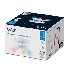 WiZ 3-lichts opbouwspot Imageo smart - wit 929003210801