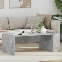 Salontafel Beton Grijs 95 x 50 x 34 cm Bewerkt hout