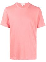 James Perse t-shirt en coton à col rond - Rose - thumbnail