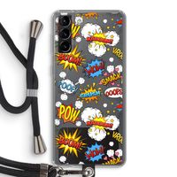 Pow Smack: Samsung Galaxy S21 Plus Transparant Hoesje met koord