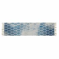 Tapijt DKD Home Decor Blauw Katoen Chenille (60 x 240 x 1 cm)