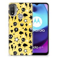 Silicone Back Case Motorola Moto E20 | E40 Punk Geel