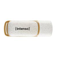 Intenso Green Line USB flash drive 128 GB USB Type-A 3.2 Gen 1 (3.1 Gen 1) Beige, Bruin - thumbnail