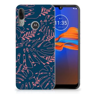 Motorola Moto E6 Plus TPU Case Palm Leaves