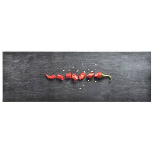 Keukenmat wasbaar Pepper 60x300 cm