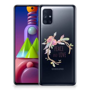 Samsung Galaxy M51 Telefoonhoesje met Naam Boho Text