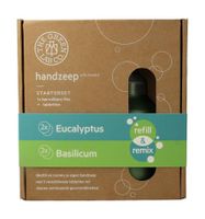 Handzeep premium starterset eucalyptus & basilicum - thumbnail